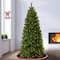 7.5 ft. Pre-lit Hinged Lehigh Valley Pine Slim Artificial Christmas Tree, Dual LED Lights